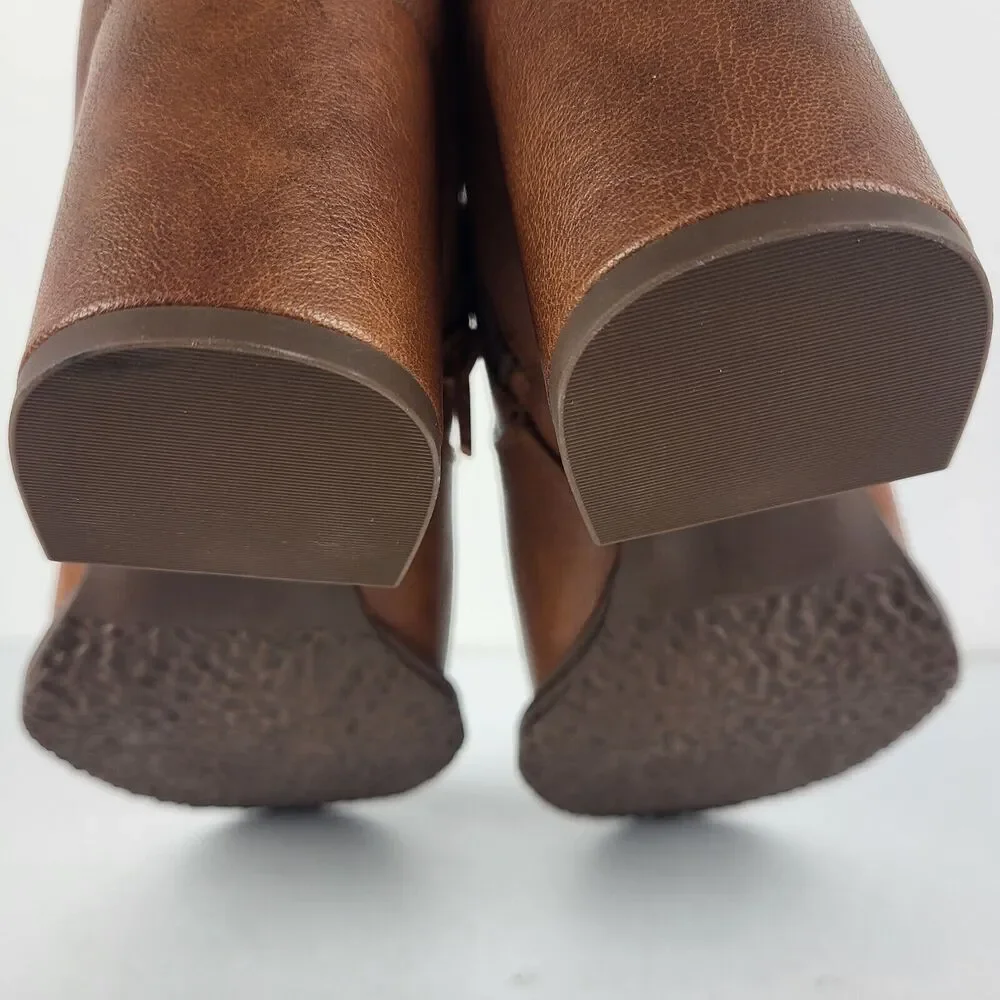 ZODIAC REXX Block Ankle Boot Faux leather Size 5.5M